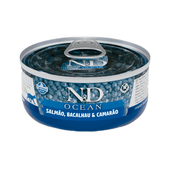 Ração Úmida N&D Ocean Gatos Adultos Salmão, Bacalhau e Camarão