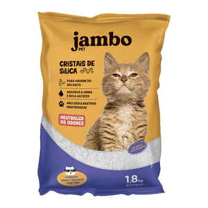 Areia Higiênica Cristais de Sílica Fresco Cat Jambo Pet - 1,8 kg