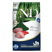 Ração N&D Spirulina Cães Adultos Medium e Maxi Cordeiro