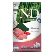 Ração N&D Spirulina Cães Adultos Medium e Maxi Suíno