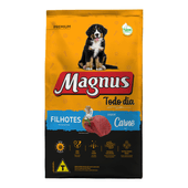 Ração Magnus Todo Dia Cães Filhotes Carne frente