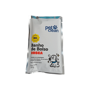 Banho a Seco de Bolso Ruska Pet Clean - Único