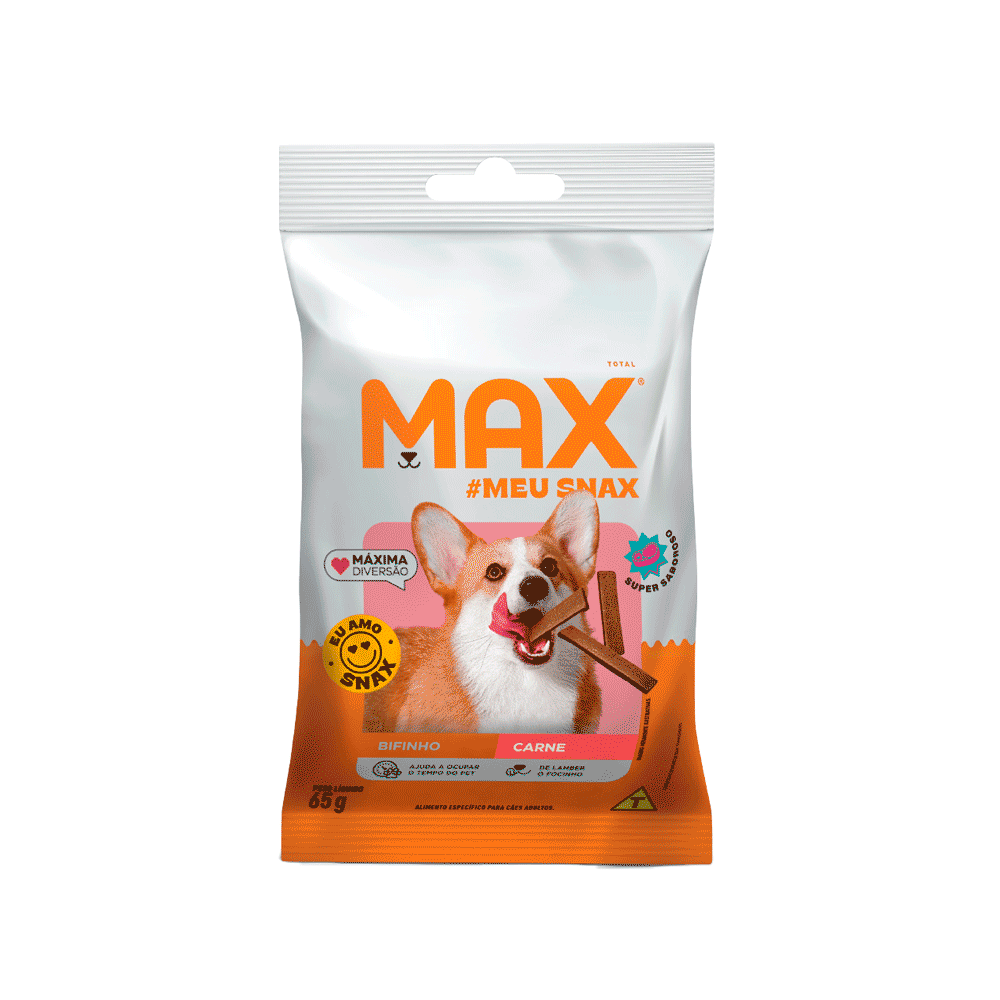 Bifinho Max Cães Adultos Carne