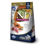 Ração N&amp;D Tropical Selection Cães Adultos Medium e Maxi Cordeiro