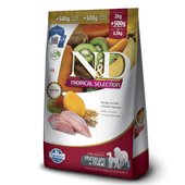 Ração N&D Tropical Selection Cães Adultos Medium e Maxi Frango