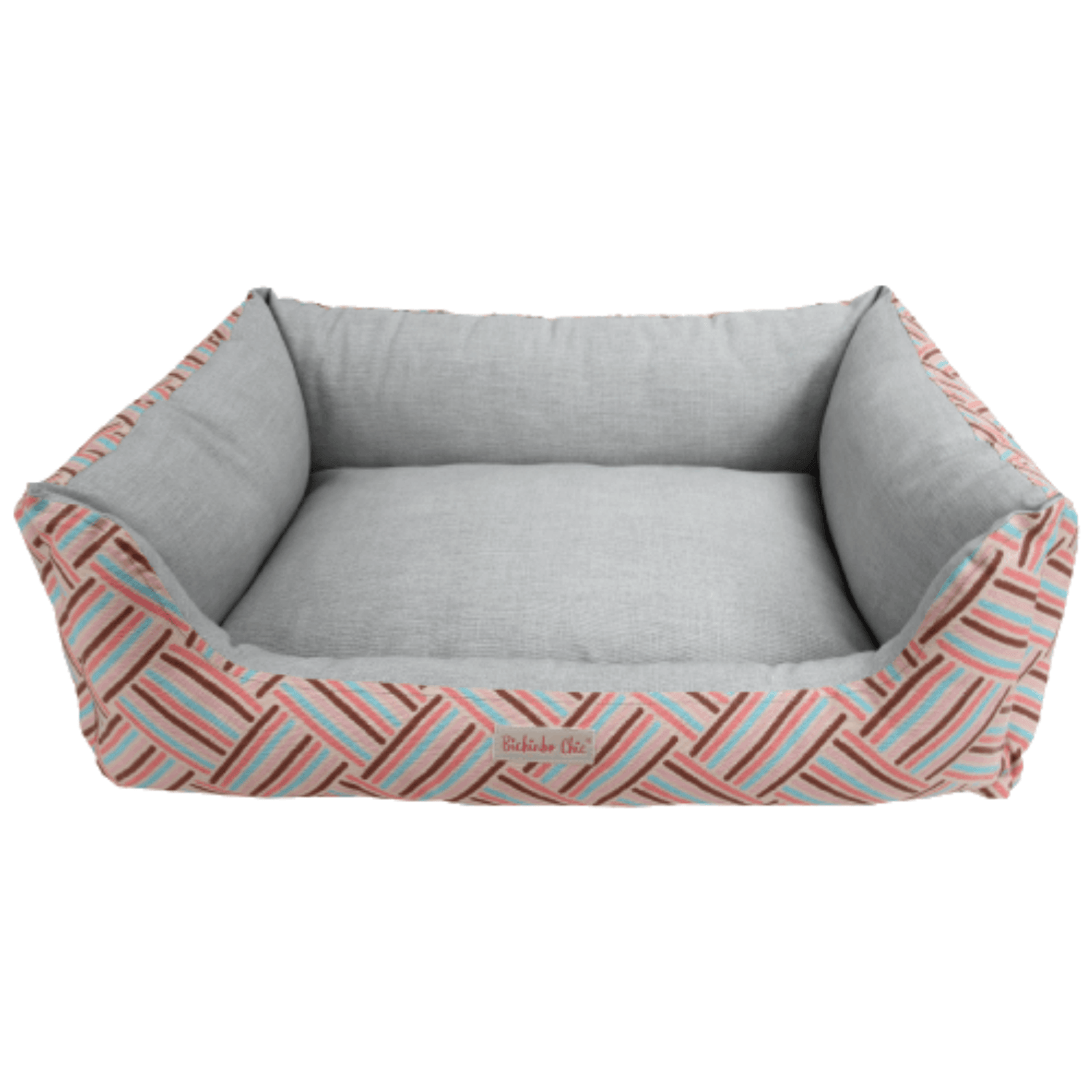 Cama-Dinamarca-Luxo-Bichinho-Chic-Rosa-Frente