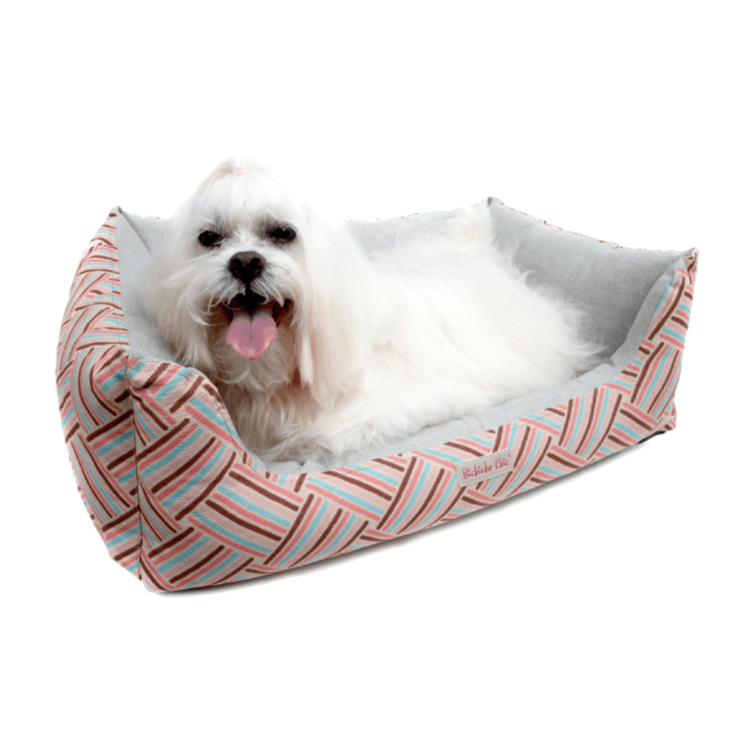 Cama-Dinamarca-Luxo-Bichinho-Chic-Rosa-com-Pet