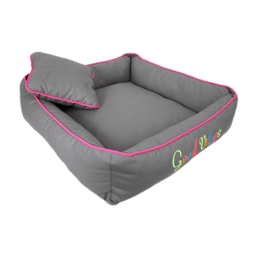 Cama-Good-Vibes-Bichinho-Chic-Rosa-com-Almofada