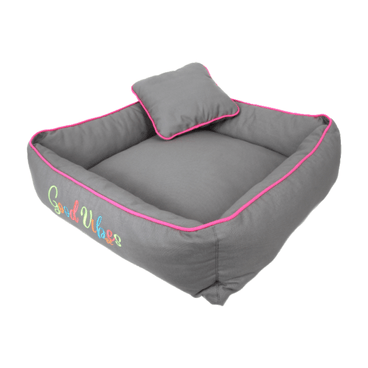 Cama-Good-Vibes-Bichinho-Chic-Rosa-Lado
