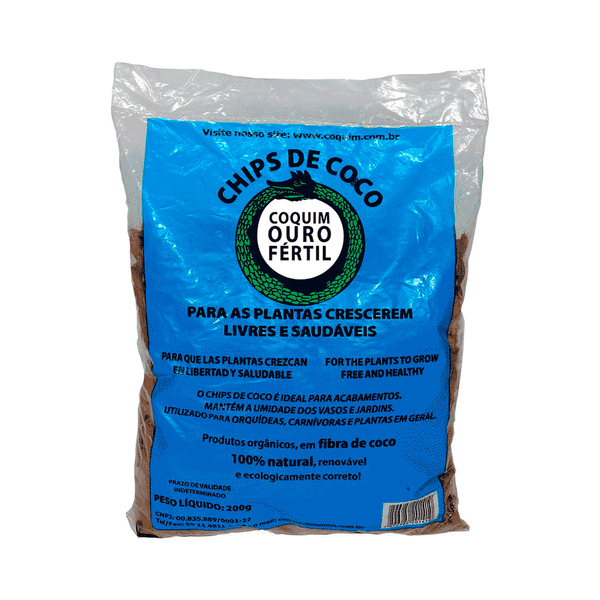 Chips de Coco Coquim Ouro Fértil 3 Kg