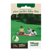 Sementes de Grama para Jardim Folha Fina Tradicional Topseed Garden