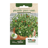 Sementes de Pimenta Picante para Vaso Tradicional Topseed Garden