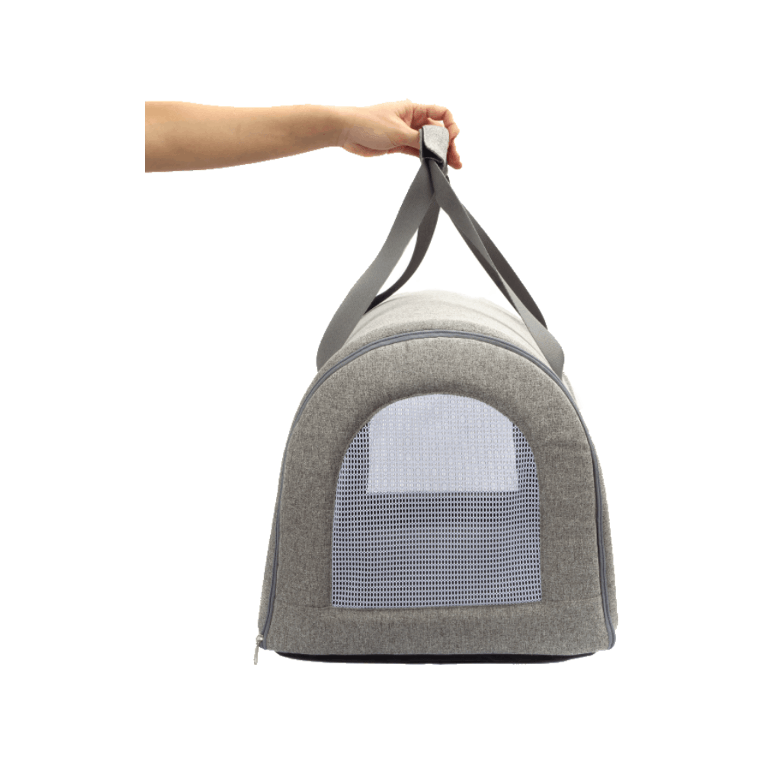 Bolsa de Transporte Veneza Bichinho Chic Cinza Frente