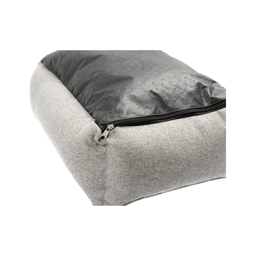 Cama-Veneza-Bichinho-Chic-Cinza-Detalhe-do-Ziper