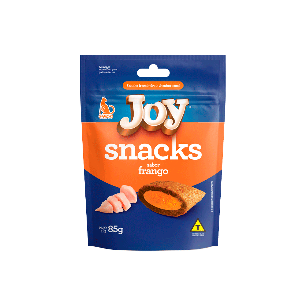Petisco Joy Snacks para Gatos Adultos Frango