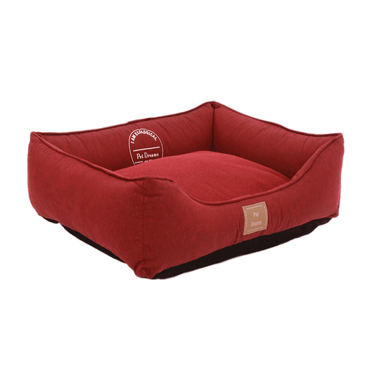 Cama-Eco-Pet-Dreams-Vermelha-pequena-lateral