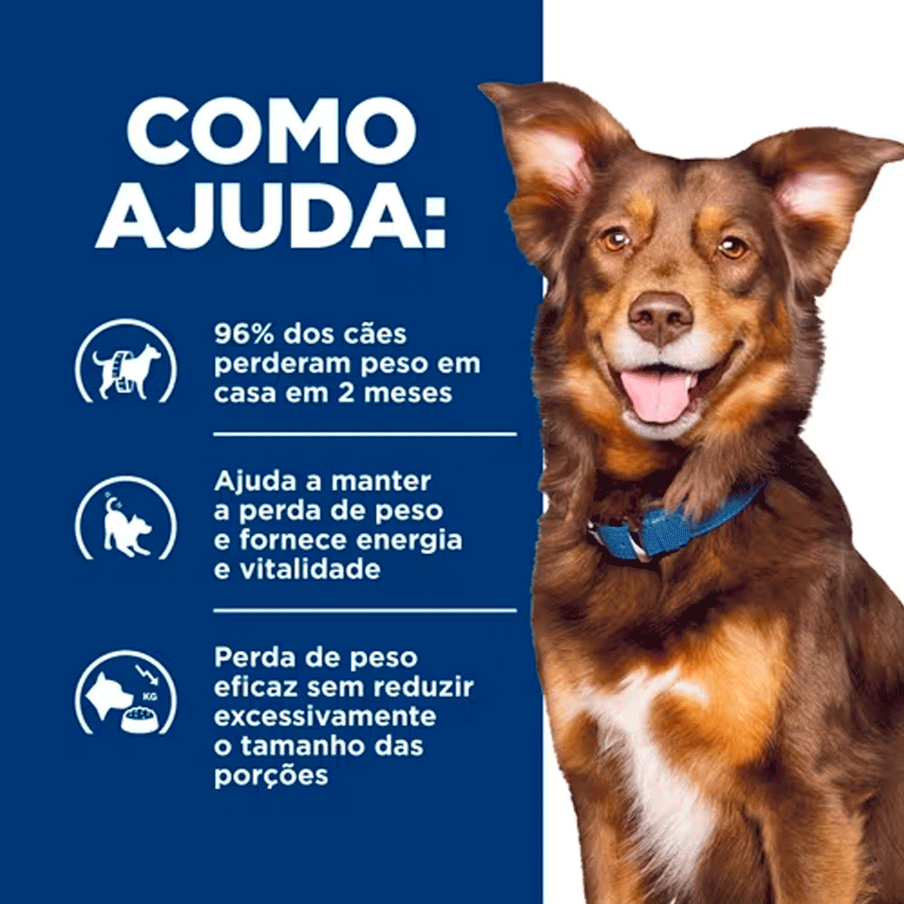 Ração Hill's Prescription Diet Metabolic Obesidade Cães Adultos