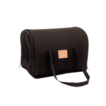 Bolsa de Transporte Fechada Pet Dreams preta grande
