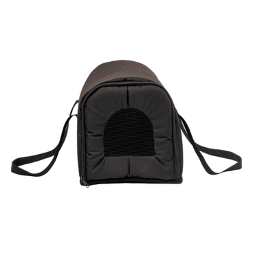 Bolsa de Transporte Fechada Pet Dreams preta grande frente