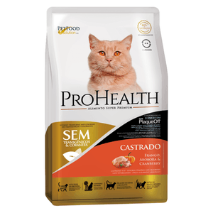 Ração ProHealth Gatos Castrados Frango, Abóbora e Cranberry