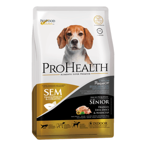 Ração ProHealth Cães Sênior Raças Pequenas Frango, Erva-Doce e Maracujá