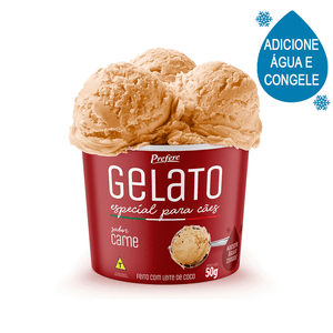 Gelato para Cães Prefere Carne