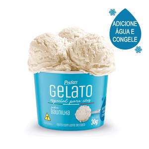 Gelato para Cães Prefere Baunilha