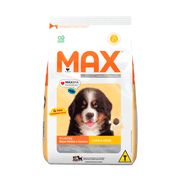 Ração Max para Cães Filhotes Raças Médias e Grandes Carne e Arroz