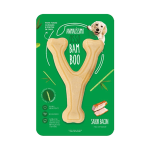 Brinquedo Osso Bamboo Forquilha Animalíssimo - Único