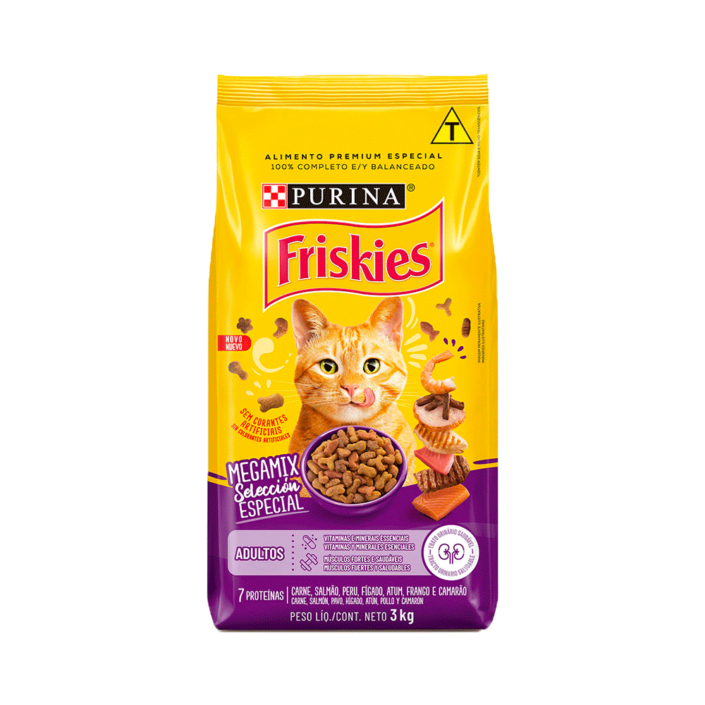 Ração Friskies Gatos Adultos Megamix