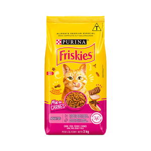 Ração Friskies Gatos Adultos Mix de Carnes