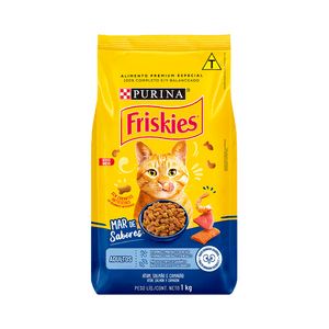 Ração Friskies Gatos Adultos Mar de Sabores