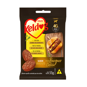 Petisco Keldog Mini Burguer Angus Costela - 55 g