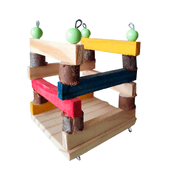 Comedouro Colorido Roedores Real Brinquedos Pet