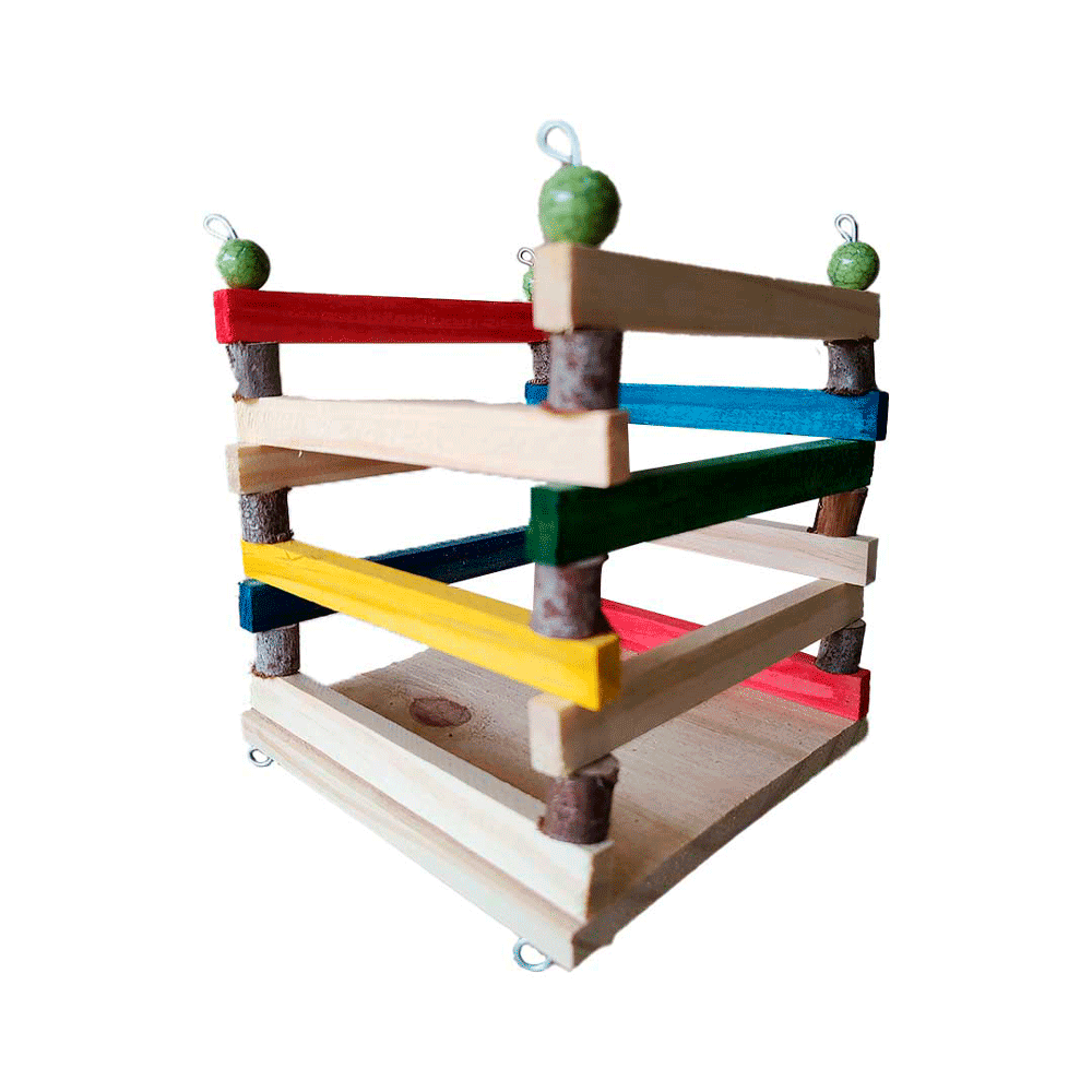 Comedouro Colorido Roedores Real Brinquedos Pet