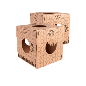 Kit Gatô 2 Cubos Papelão Tubline - Único