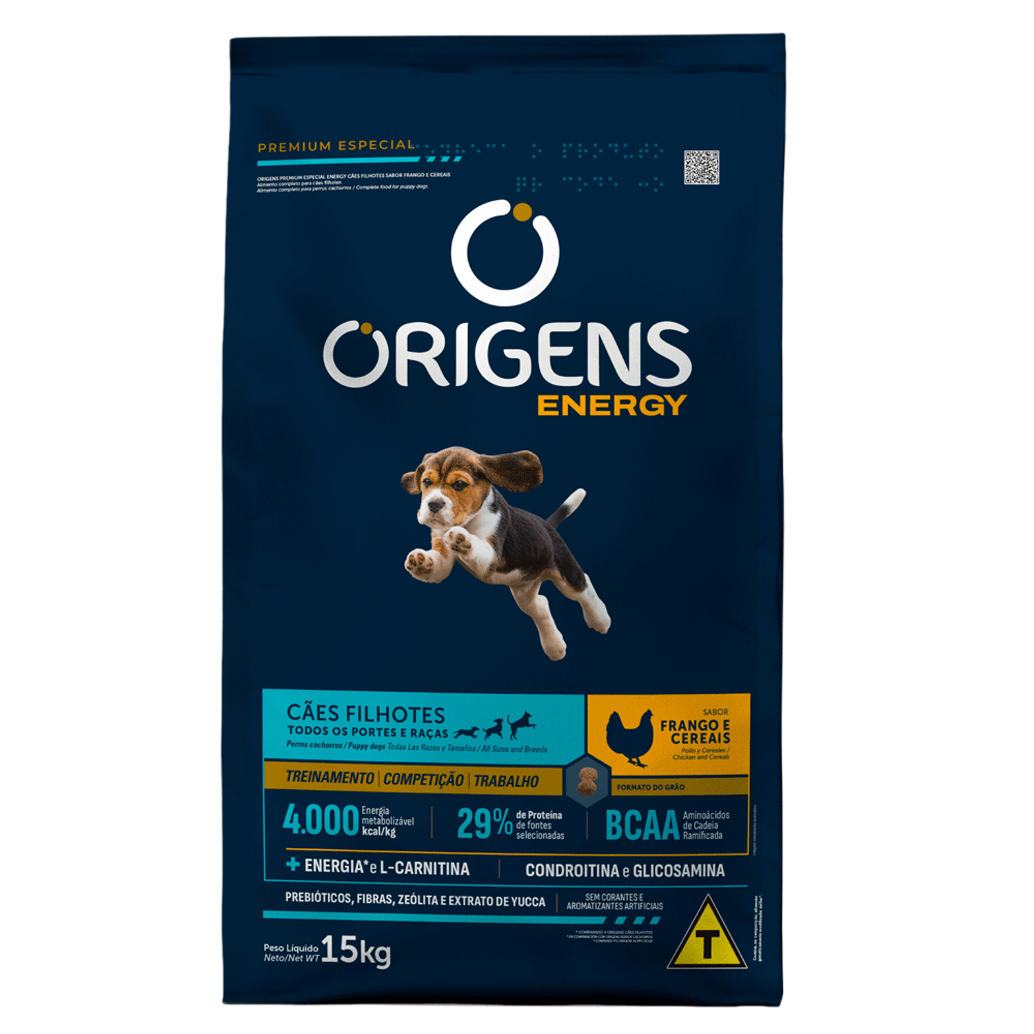 Racao-Origens-Energy-Caes-Filhotes-Frango-e-Cereais