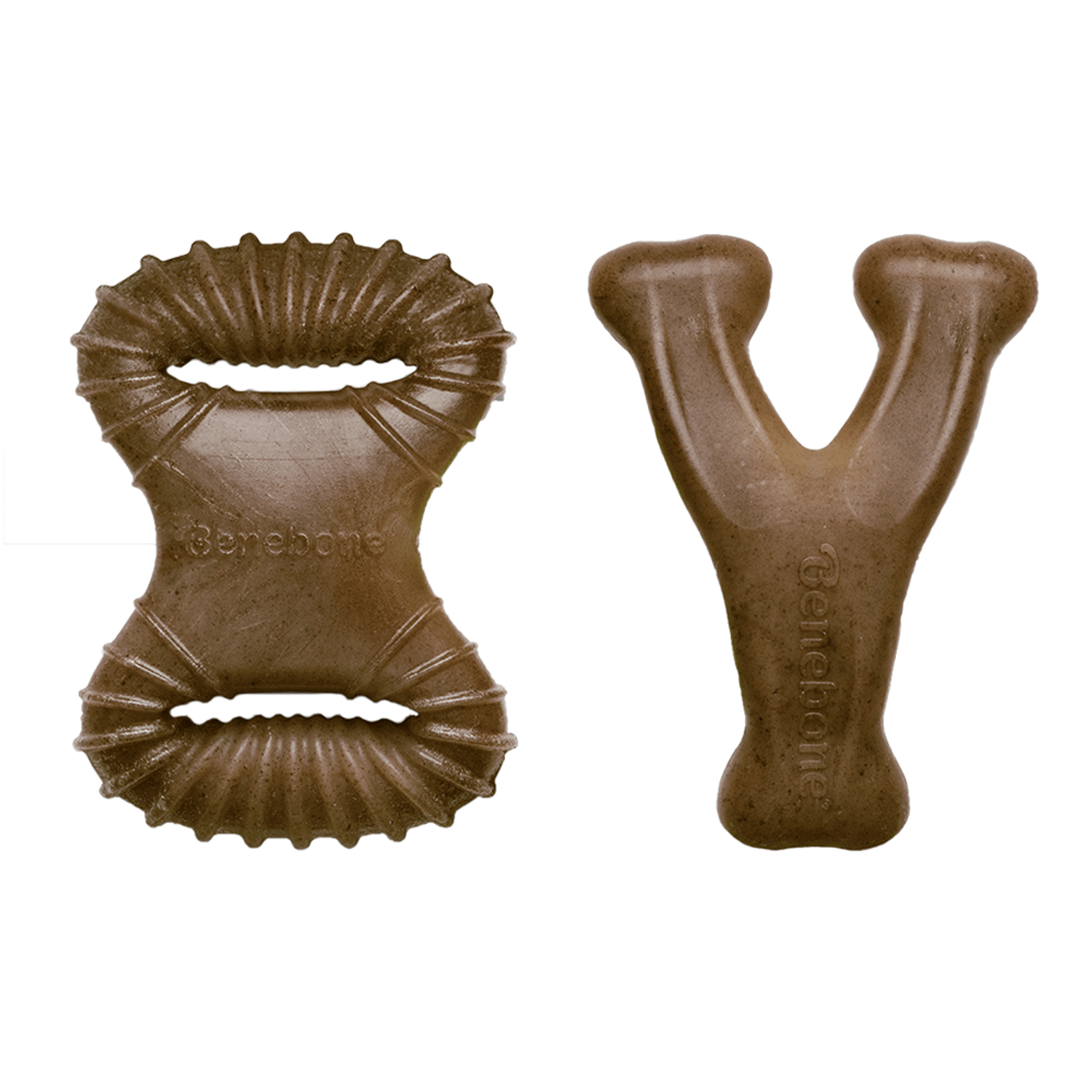 Kit Brinquedo Mordedor Benebone para Cães Tiny Bacon