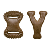 Kit Brinquedo Mordedor Benebone para Cães Tiny Bacon