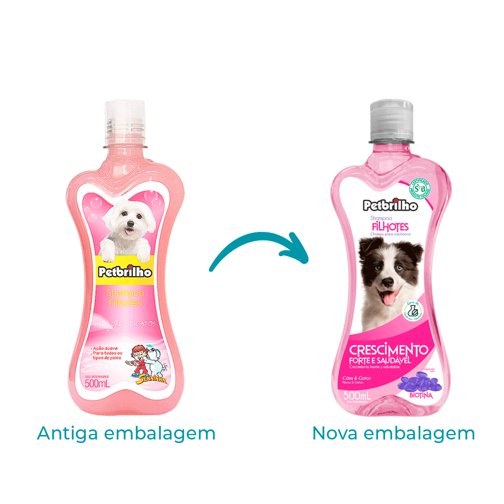 Shampoo Filhotes Cães e Gatos Petbrilho