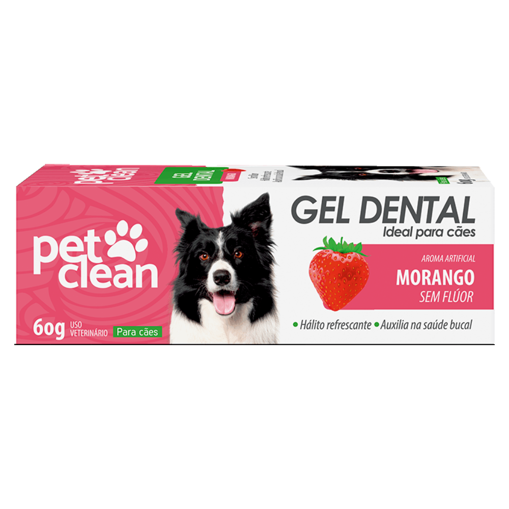 Gel Dental Morango Pet Clean