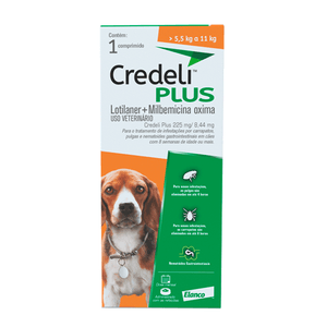 Antipulgas Credeli Plus Cães 5,5kg a 11kg - 1 comprimido