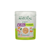 Ração Úmida Guabi Natural Grain Free Gatos Castrado Salmão e Frango