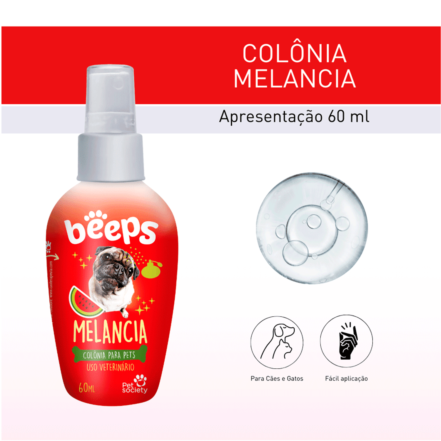 Colonia-Beeps-Melancia-Pet-Society-60ml-apresentacao