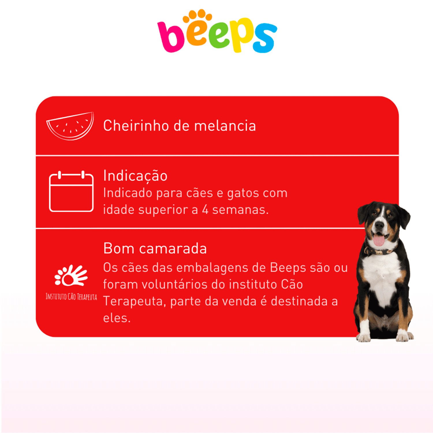Colonia-Beeps-Melancia-Pet-Society-60ml-caracteristica