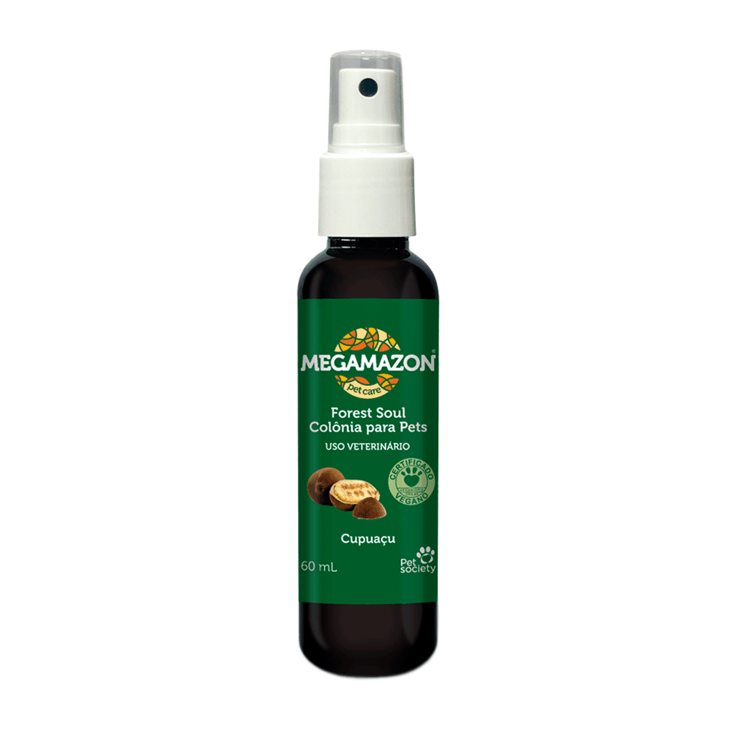 Colônia Body Splash Forest Soul Megamazon Cupuaçu Pet Society 60ml