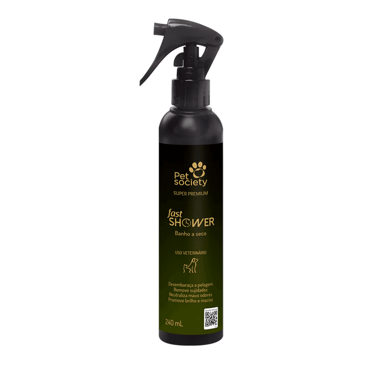 Banho a Seco Fast Shower Pet Society 240ml
