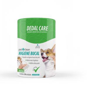 Dedal Care Higiene Bucal Pet Clean - 30 unidades