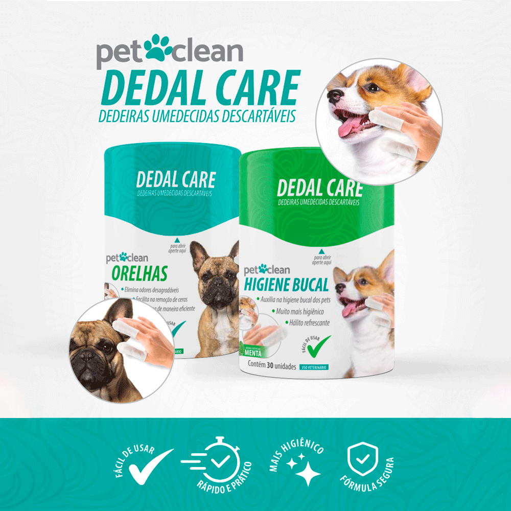 Dedal Care Higiene Bucal Pet Clean