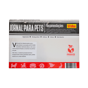 Jornal Liso para Pet Pets Paper - 50 Folhas